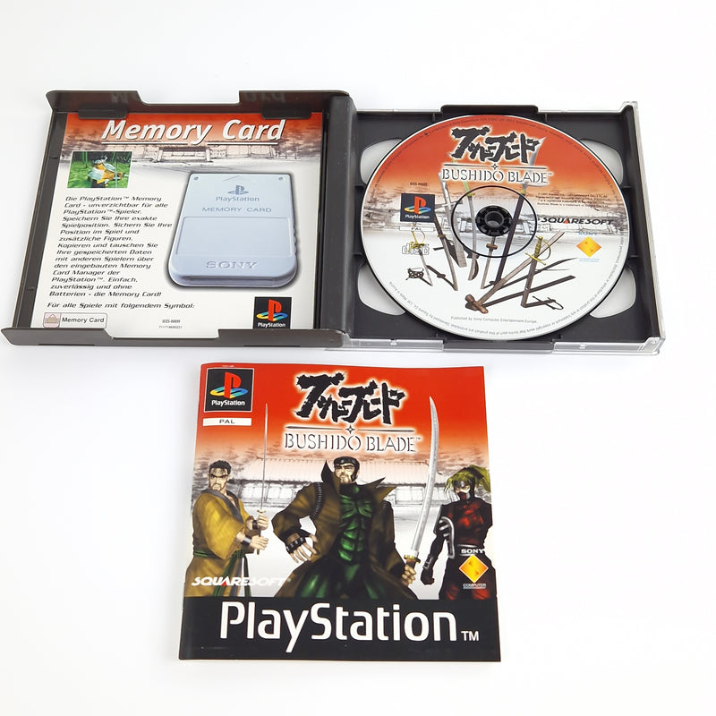 Playstation 1 Spiel : Bushido Blade + official Fighters Guide - PS1 PSX OVP PAL