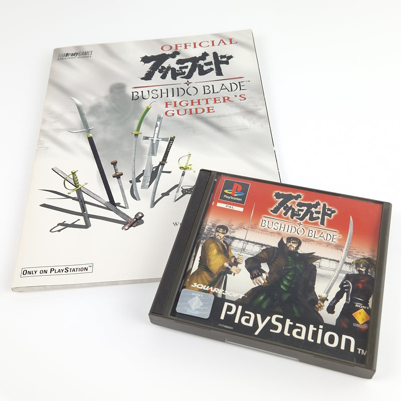 Playstation 1 Spiel : Bushido Blade + official Fighters Guide - PS1 PSX OVP PAL