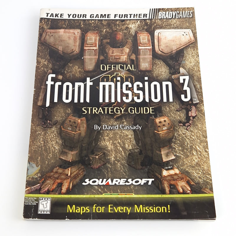 Playstation 1 Spiel : Front Mission 3 + Bradygames Strategy Guide - PS1 PSX OVP