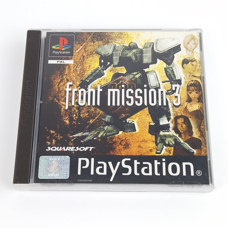 Playstation 1 Spiel : Front Mission 3 + Bradygames Strategy Guide - PS1 PSX OVP