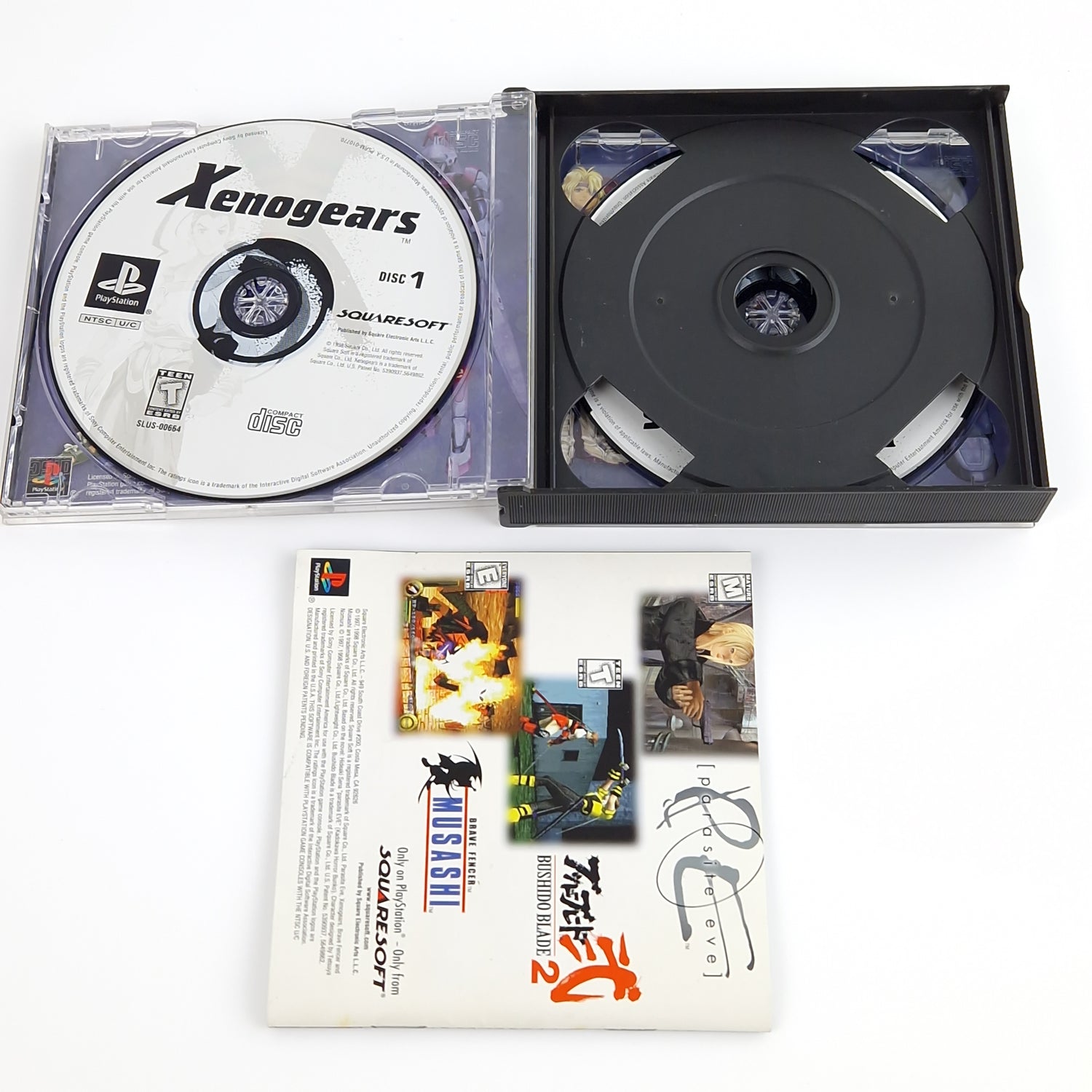 Playstation 1 Spiel : Xenogears - NTSC-U/C USA Double Case OVP | PS1 PSX