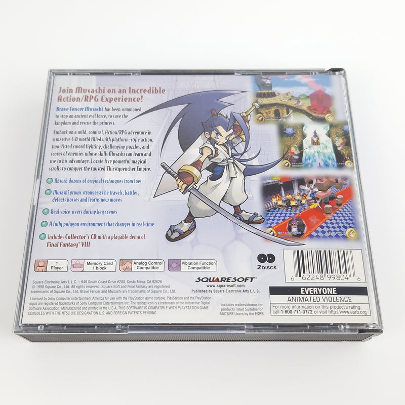 Playstation 1 Spiel : Brave Fencer Musashi + Bradygames Guide NTSC-U/C USA OVP