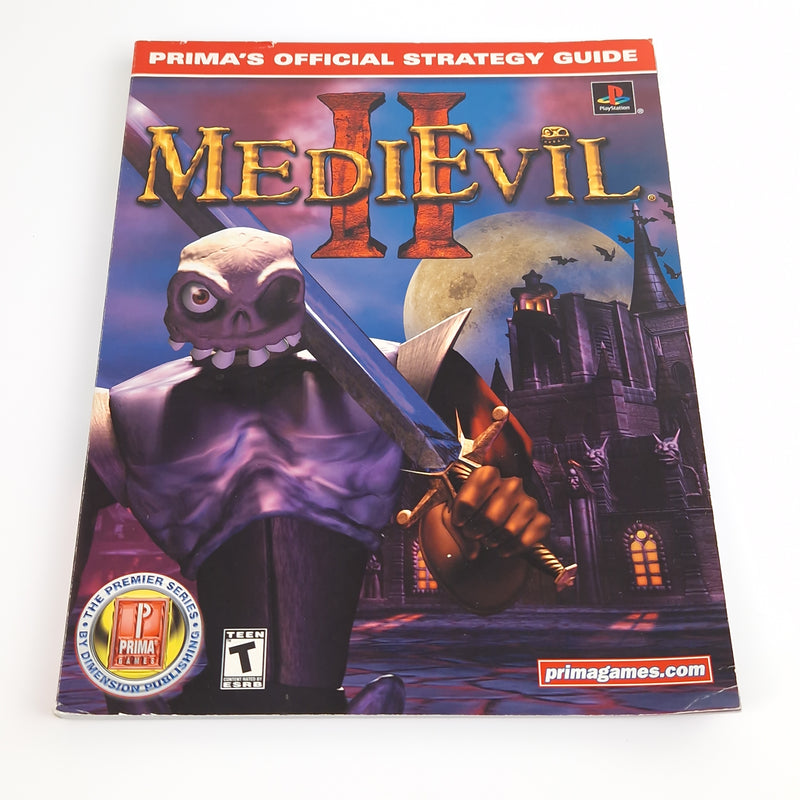 Playstation 1 Spiel : Medievil 2 + Strategy Guide Book Spieleberater - PS1 PSX