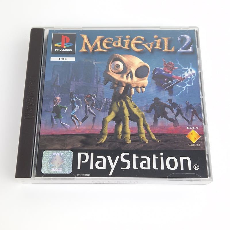 Playstation 1 Spiel : Medievil 2 + Strategy Guide Book Spieleberater - PS1 PSX