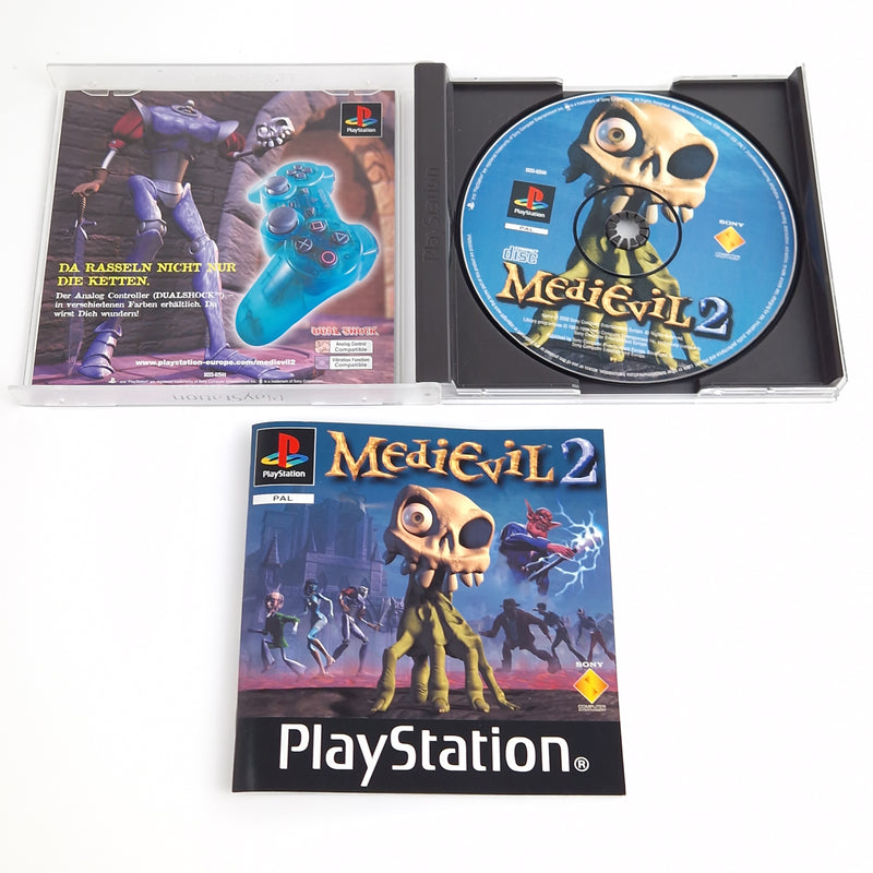 Playstation 1 Spiel : Medievil 2 + Strategy Guide Book Spieleberater - PS1 PSX