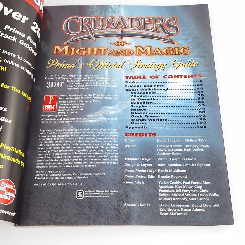 Playstation 1 Spiel : Crusaders of Might and Magic + Strategy Guide - PS1 OVP