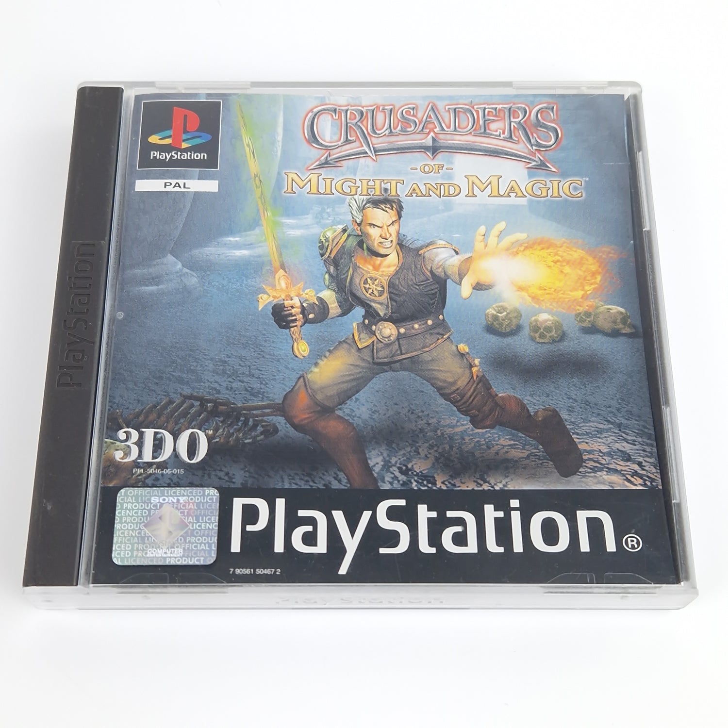 Playstation 1 Spiel : Crusaders of Might and Magic + Strategy Guide - PS1 OVP