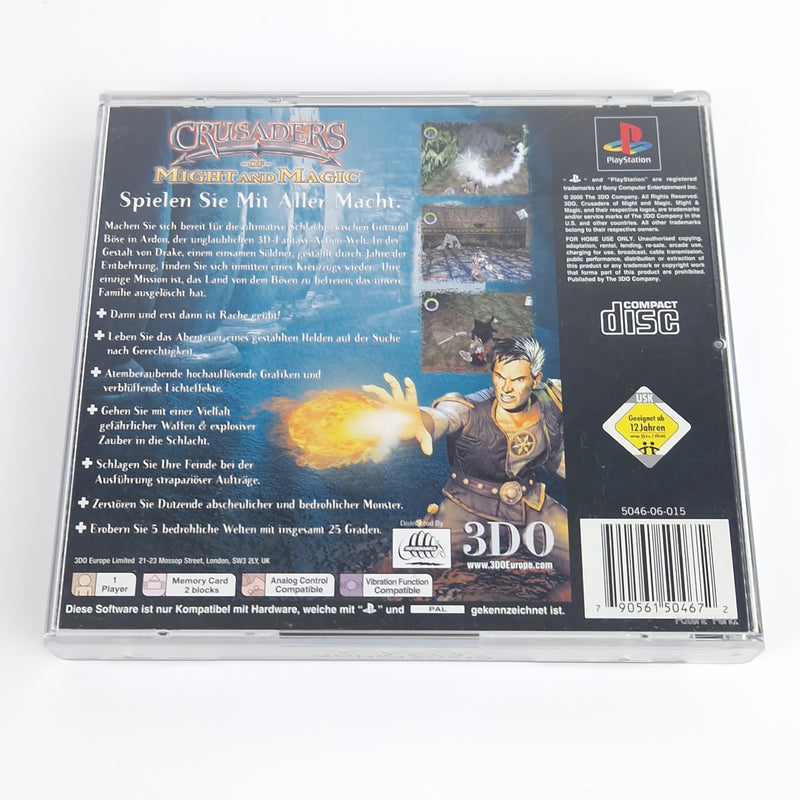 Playstation 1 Spiel : Crusaders of Might and Magic + Strategy Guide - PS1 OVP