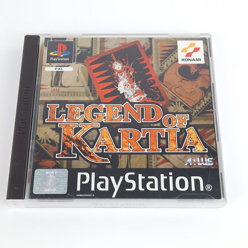 Playstation 1 Spiel : Legend of Kartia + Strategy Guide - PS1 Spieleberater OVP