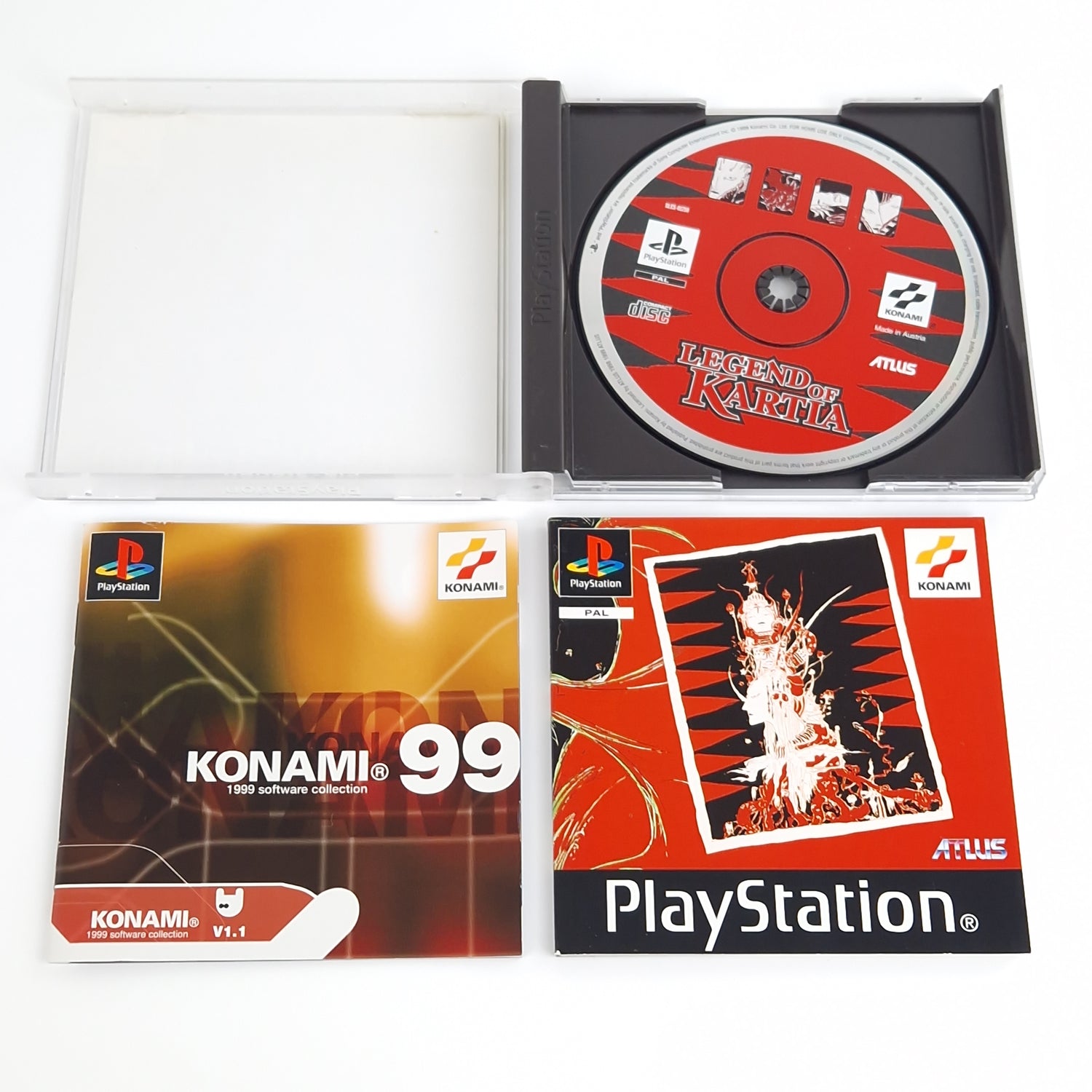 Playstation 1 Spiel : Legend of Kartia + Strategy Guide - PS1 Spieleberater OVP