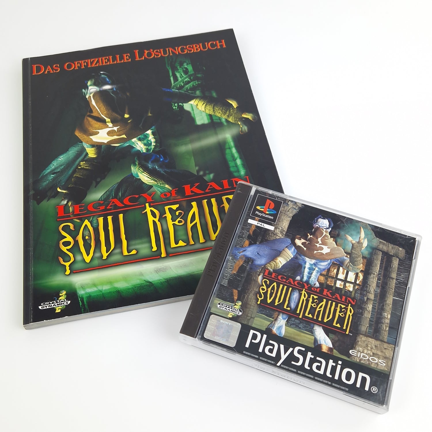 Playstation 1 Spiel : Legacy of Kain Soul Reaver + Lösungsbuch - PS1 OVP PAL