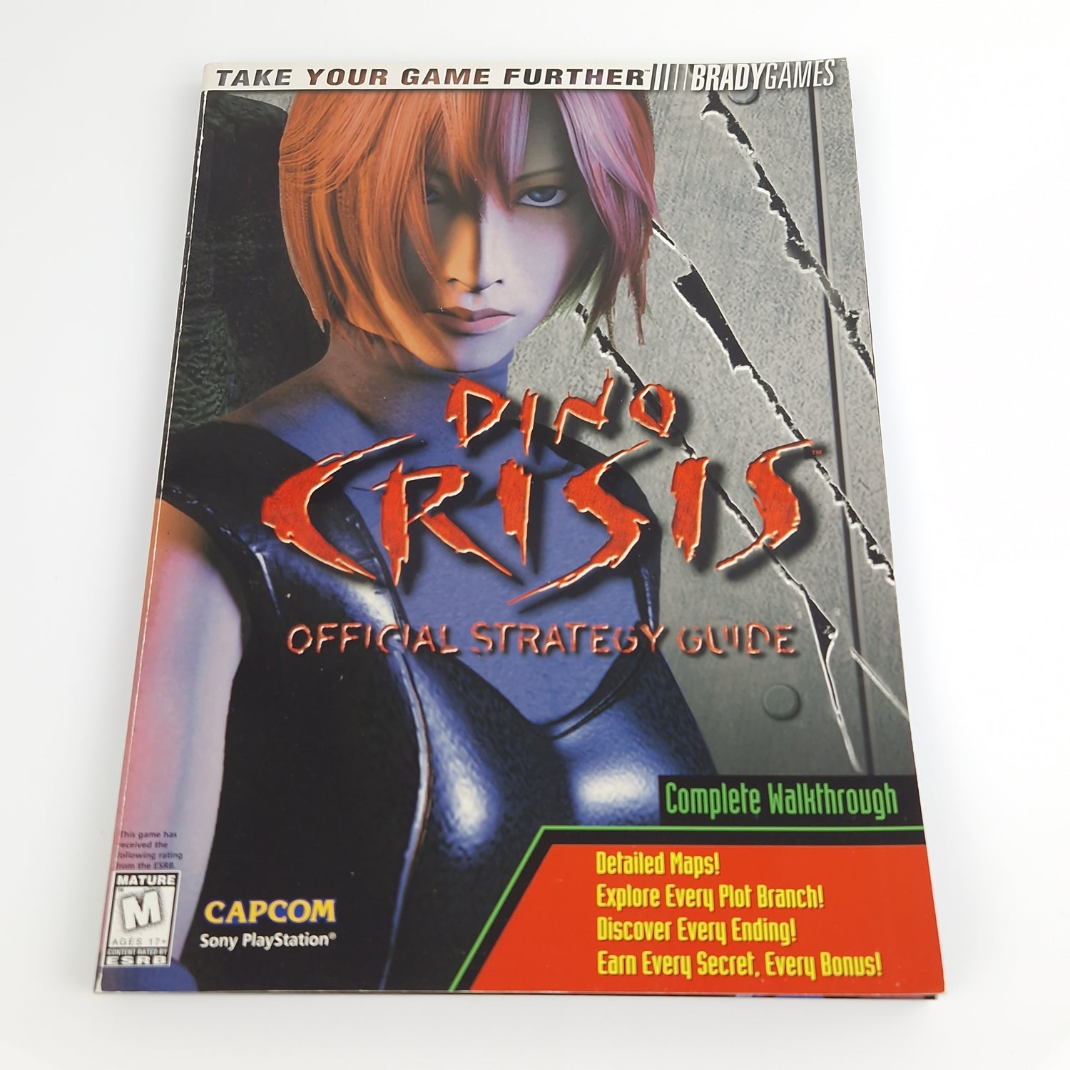 Playstation 1 Spiel : Dino Crisis + Strategy Guide - Lösungsbuch PS1 PSX OVP PAL