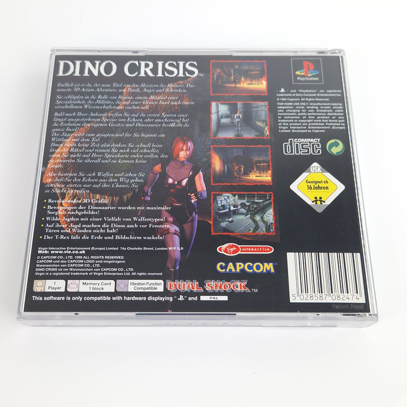 Playstation 1 Spiel : Dino Crisis + Strategy Guide - Lösungsbuch PS1 PSX OVP PAL