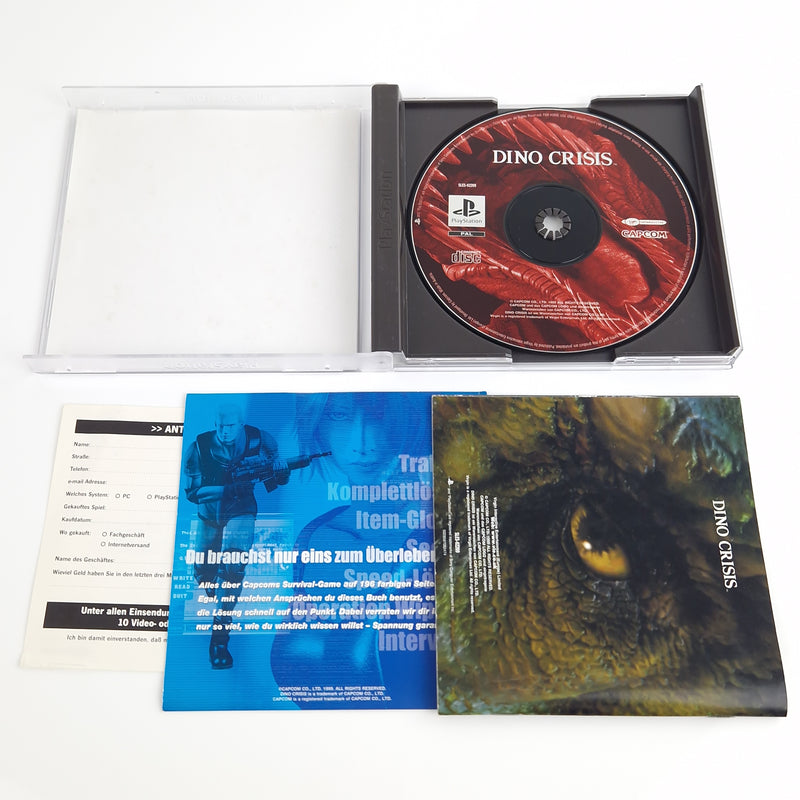 Playstation 1 Spiel : Dino Crisis + Strategy Guide - Lösungsbuch PS1 PSX OVP PAL