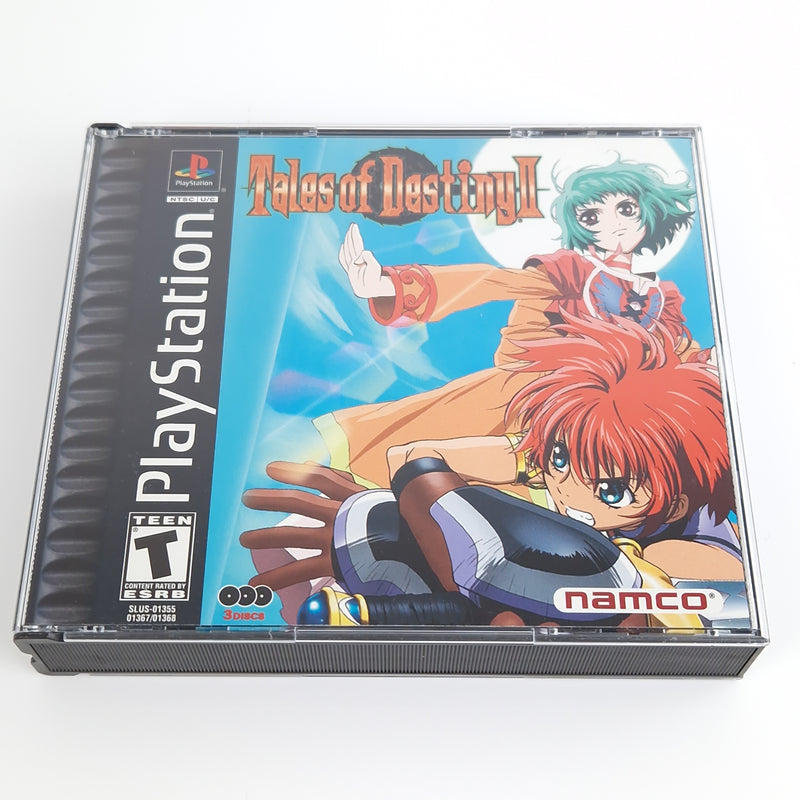 Playstation 1 Spiel : Tales of Destiny II + official Strategy Guide - NTSC USA