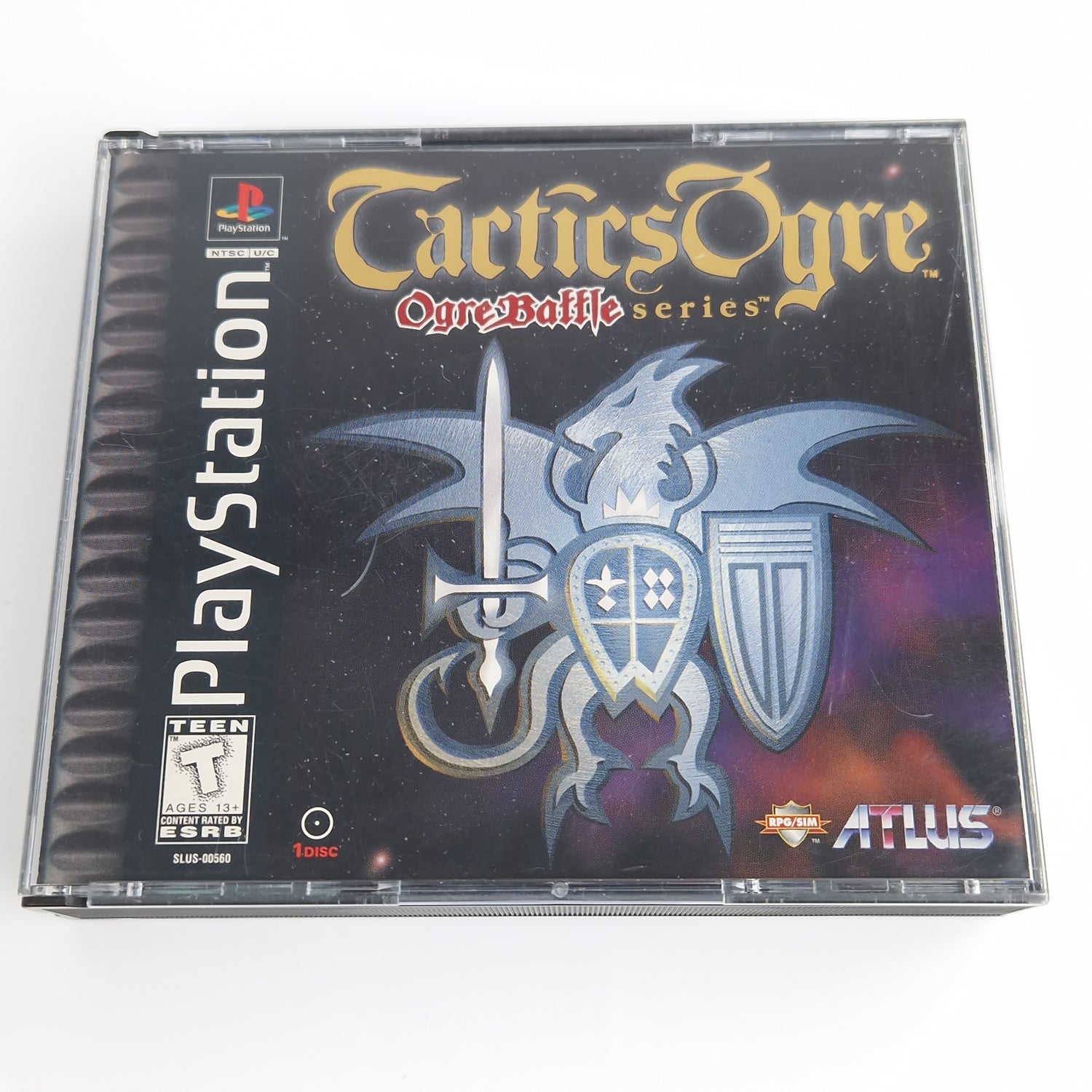 Playstation 1 Spiel : Tactics Ogre + Strategy Guide - NTSC-U/C USA OVP PS1 PSX