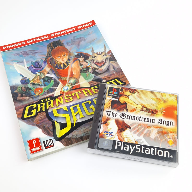 Playstation 1 Spiel : The Granstream Saga + Strategy Guide - PS1 PSX OVP PAL