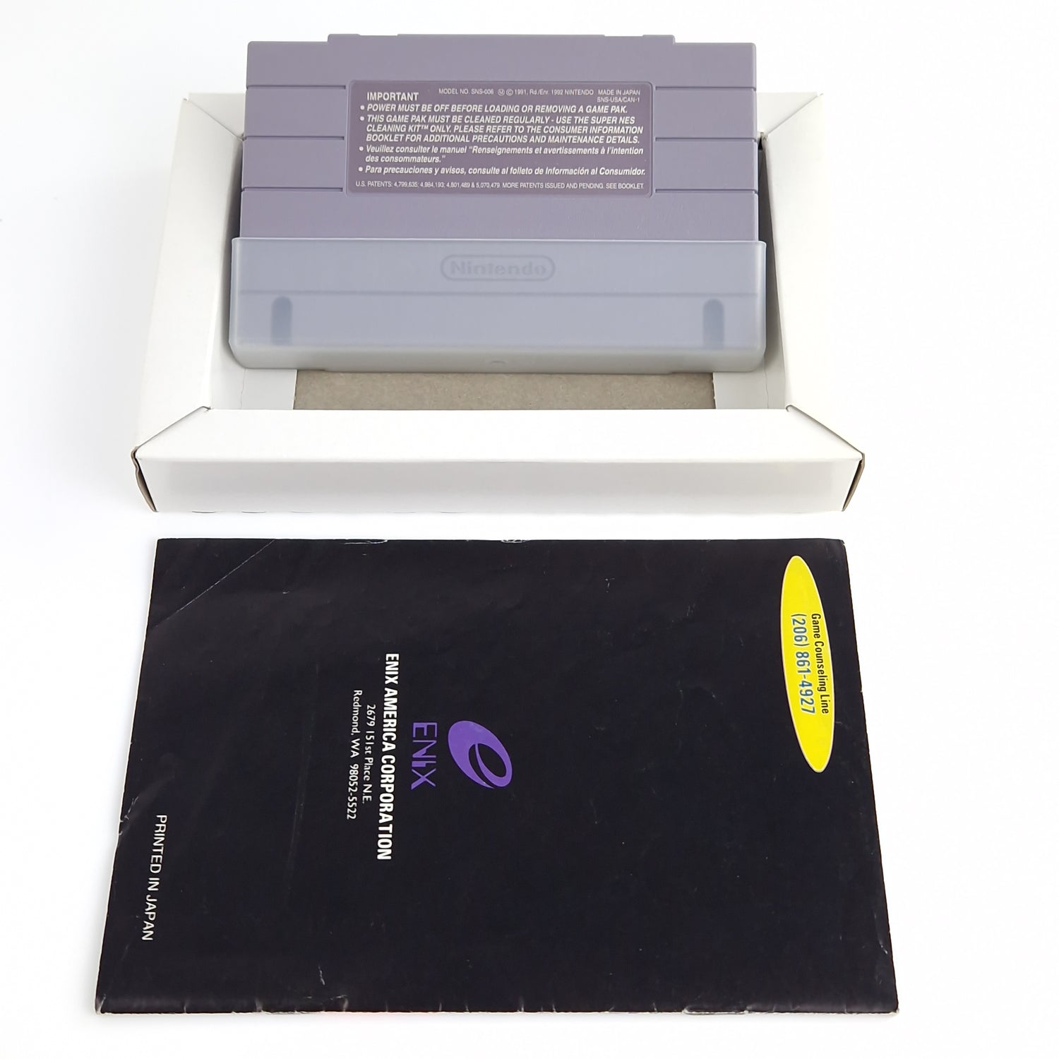 Super Nintendo Spiel : Brain Lord + Strategy Guide - OVP NTSC-U/C USA | SNES