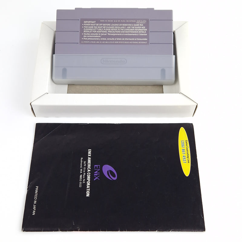 Super Nintendo Spiel : Brain Lord + Strategy Guide - OVP NTSC-U/C USA | SNES