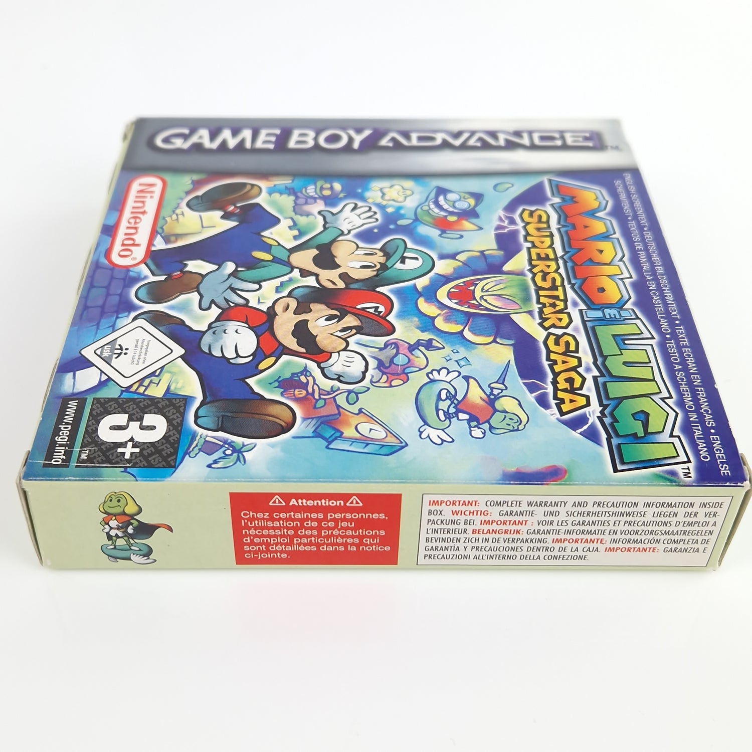 Nintendo Game Boy Advance : Mario & Luigi Superstar Saga + Players Guide - OVP