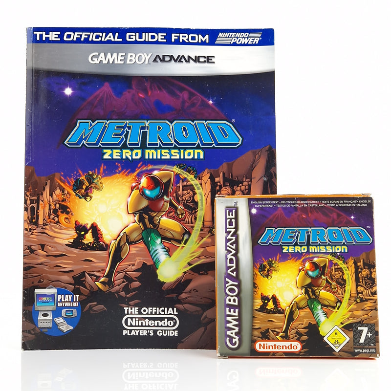 Nintendo Game Boy Advance Spiel : Metroid Zero Mission + Nintendo Power Guide