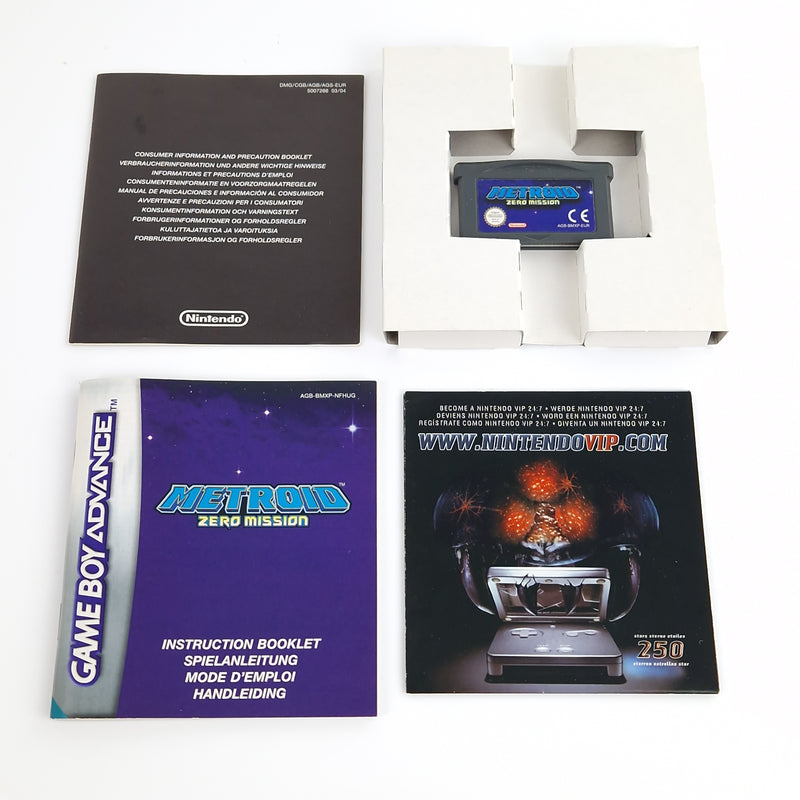 Nintendo Game Boy Advance Spiel : Metroid Zero Mission + Nintendo Power Guide