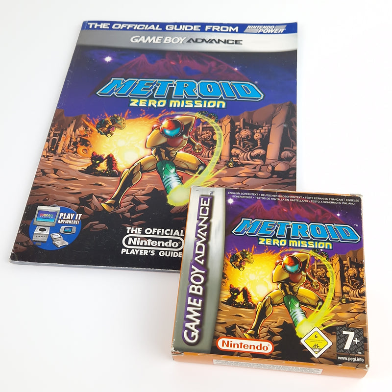 Nintendo Game Boy Advance Spiel : Metroid Zero Mission + Nintendo Power Guide