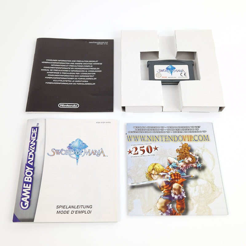 Nintendo Game Boy Advance Spiel : Sword of Mana + Nintendo Power Guide GBA OVP