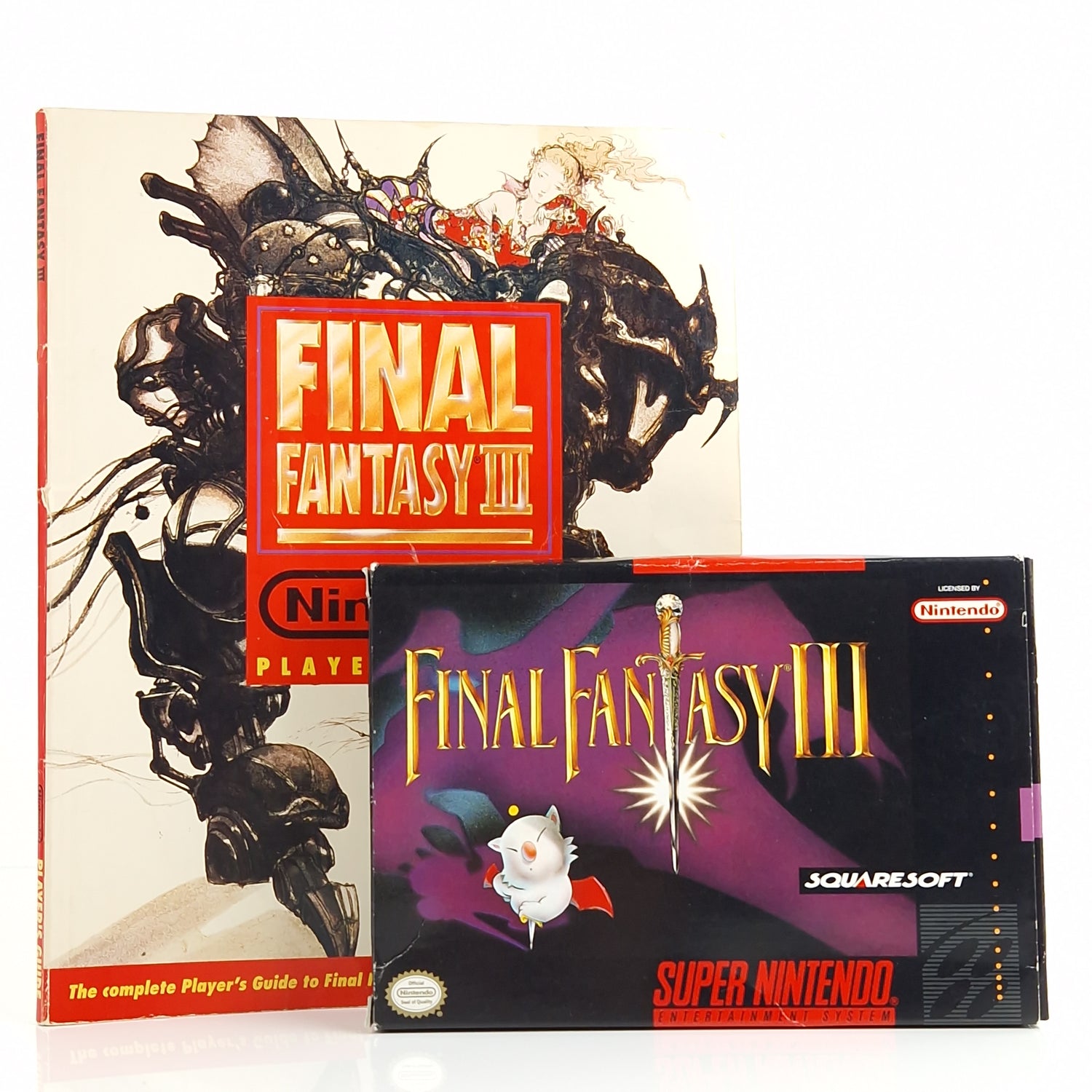 Super Nintendo : Final Fantasy III + Players Guide - NTSC-U/C USA OVP SNES