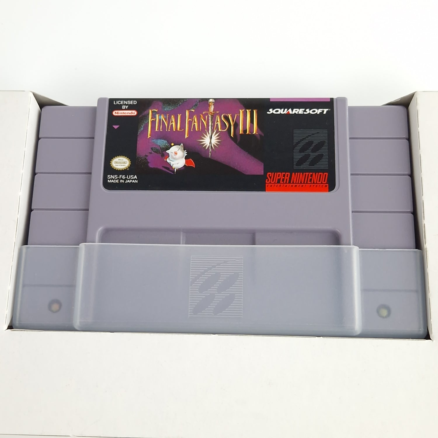 Super Nintendo : Final Fantasy III + Players Guide - NTSC-U/C USA OVP SNES