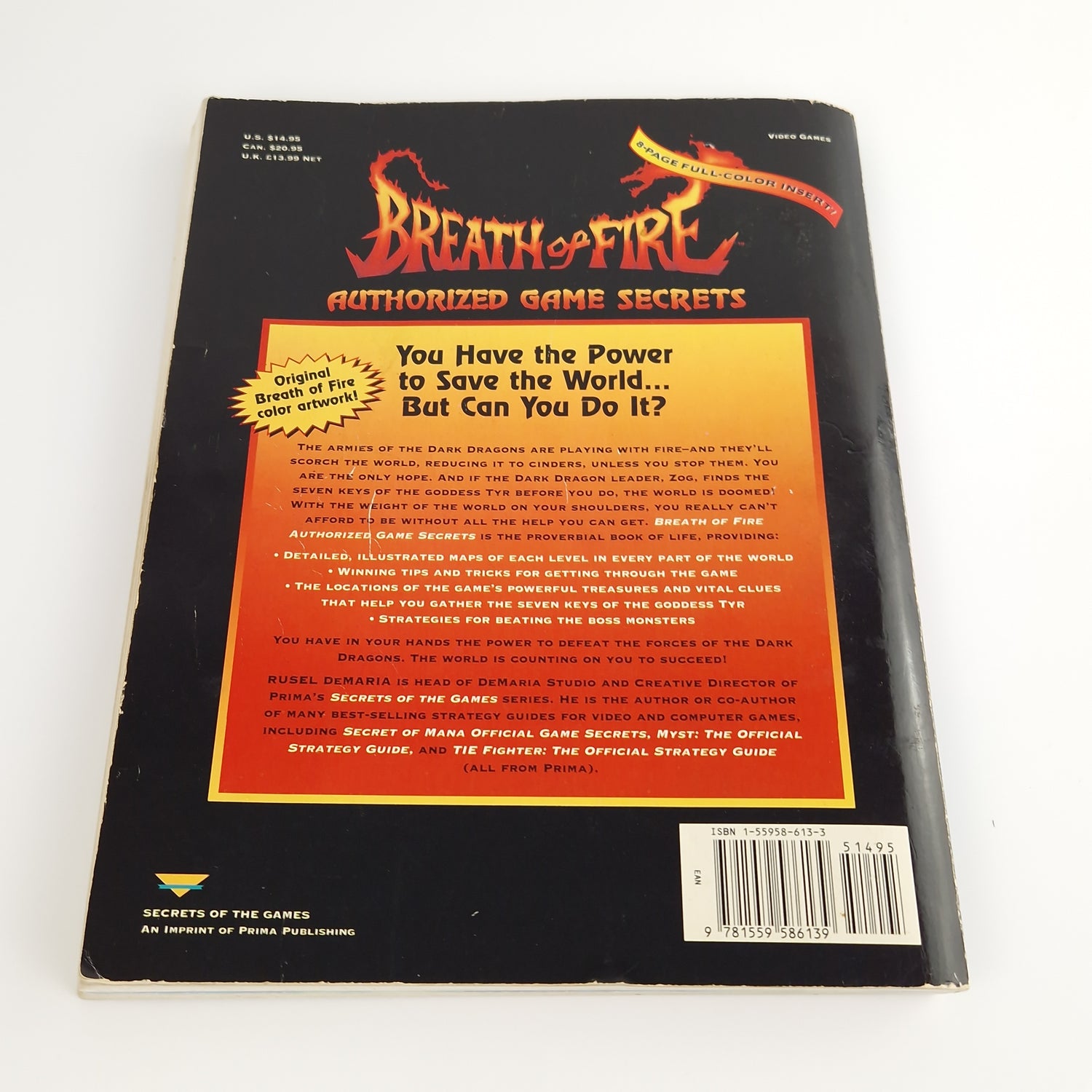 Super Nintendo : Breath of Fire +Authorized Game Secrets - NTSC-U/C USA SNES OVP