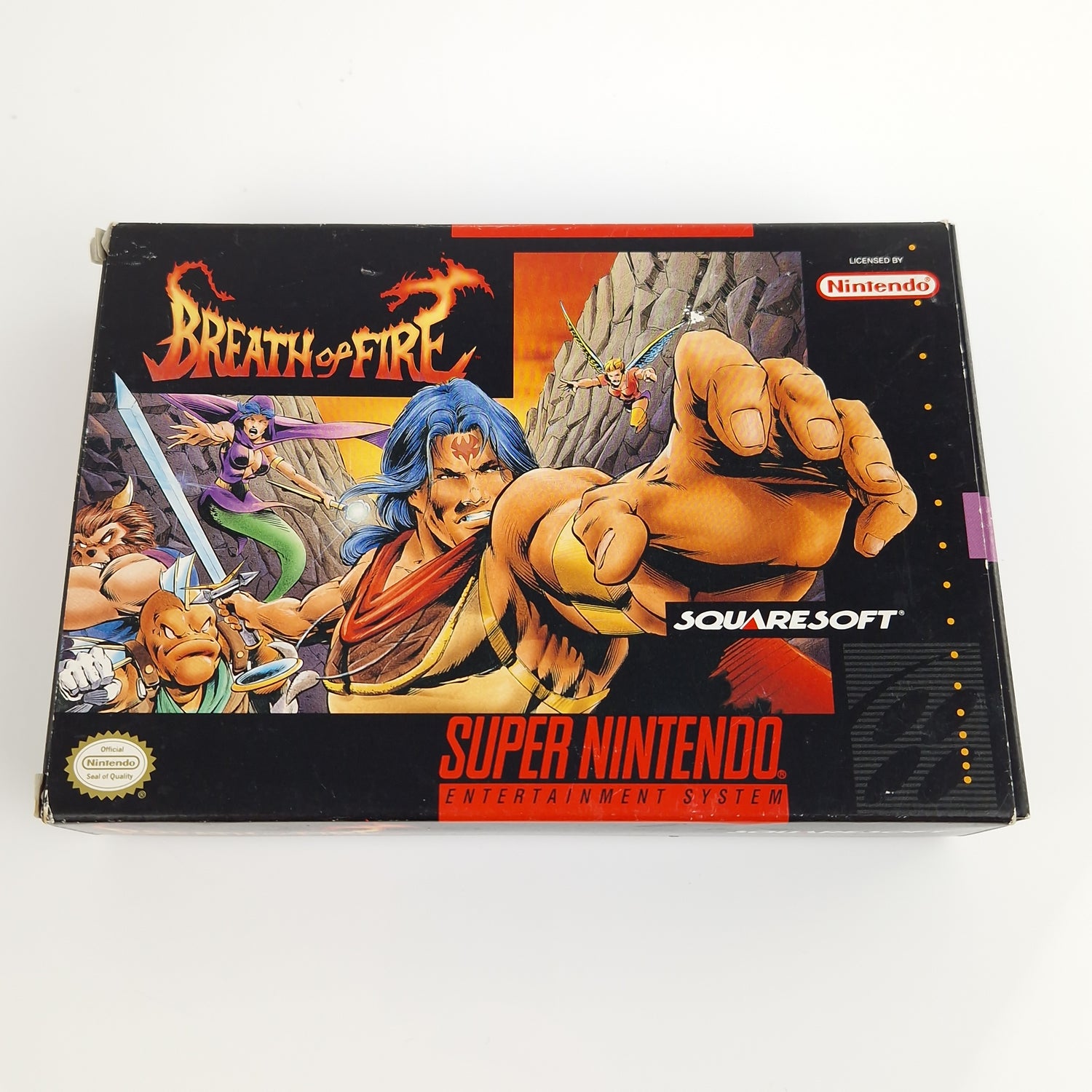 Super Nintendo : Breath of Fire +Authorized Game Secrets - NTSC-U/C USA SNES OVP