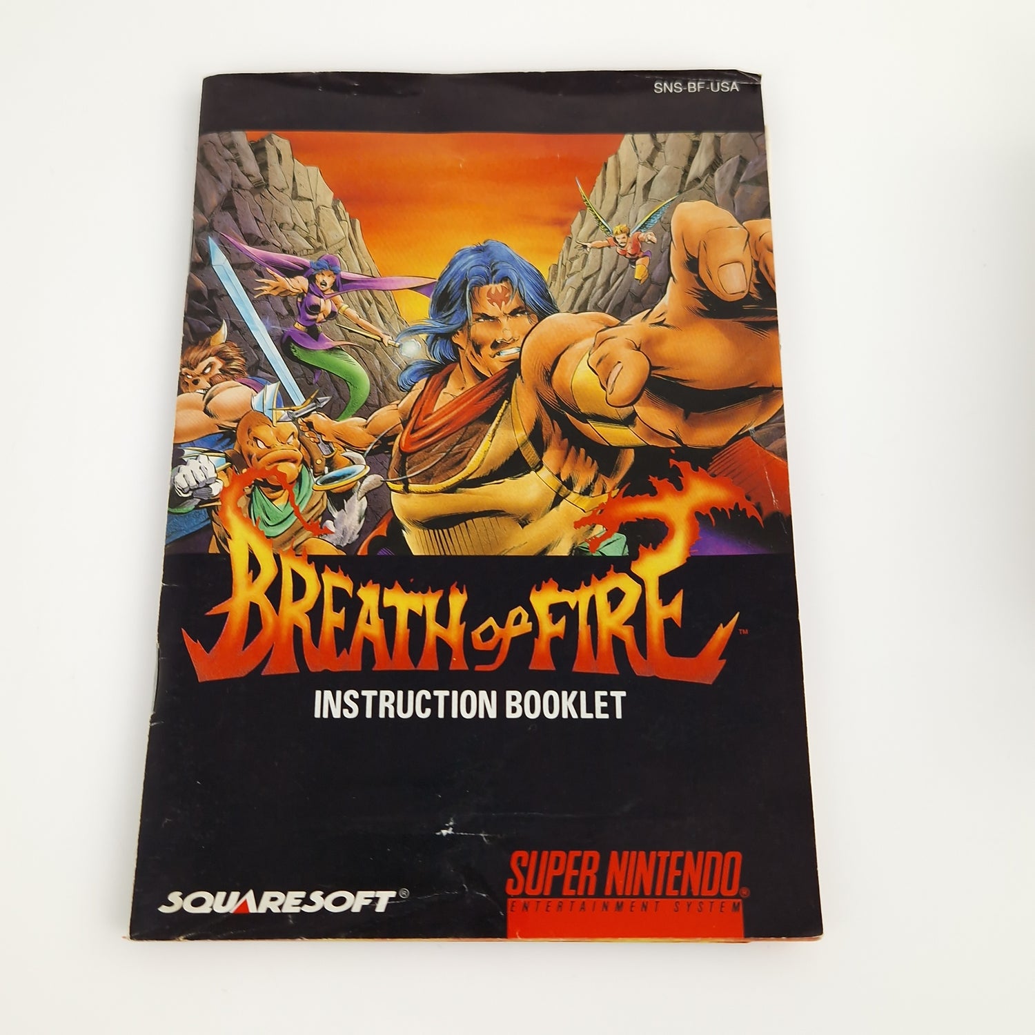 Super Nintendo : Breath of Fire +Authorized Game Secrets - NTSC-U/C USA SNES OVP