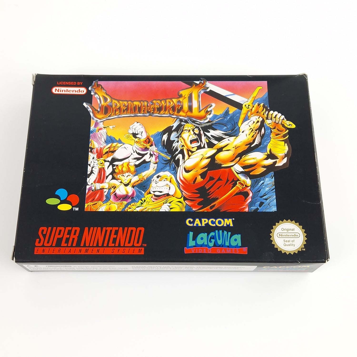 Super Nintendo Spiel : Breath of Fire II +Authorized Game Secrets - PAL SNES OVP