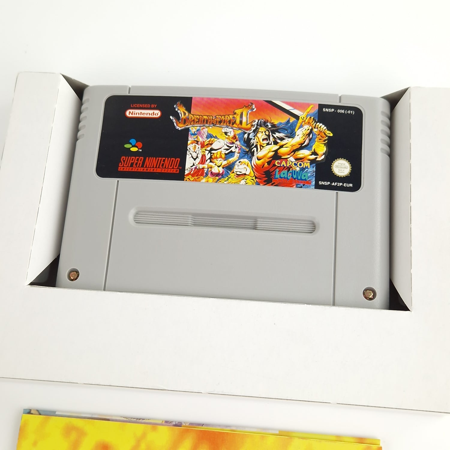 Super Nintendo Spiel : Breath of Fire II +Authorized Game Secrets - PAL SNES OVP