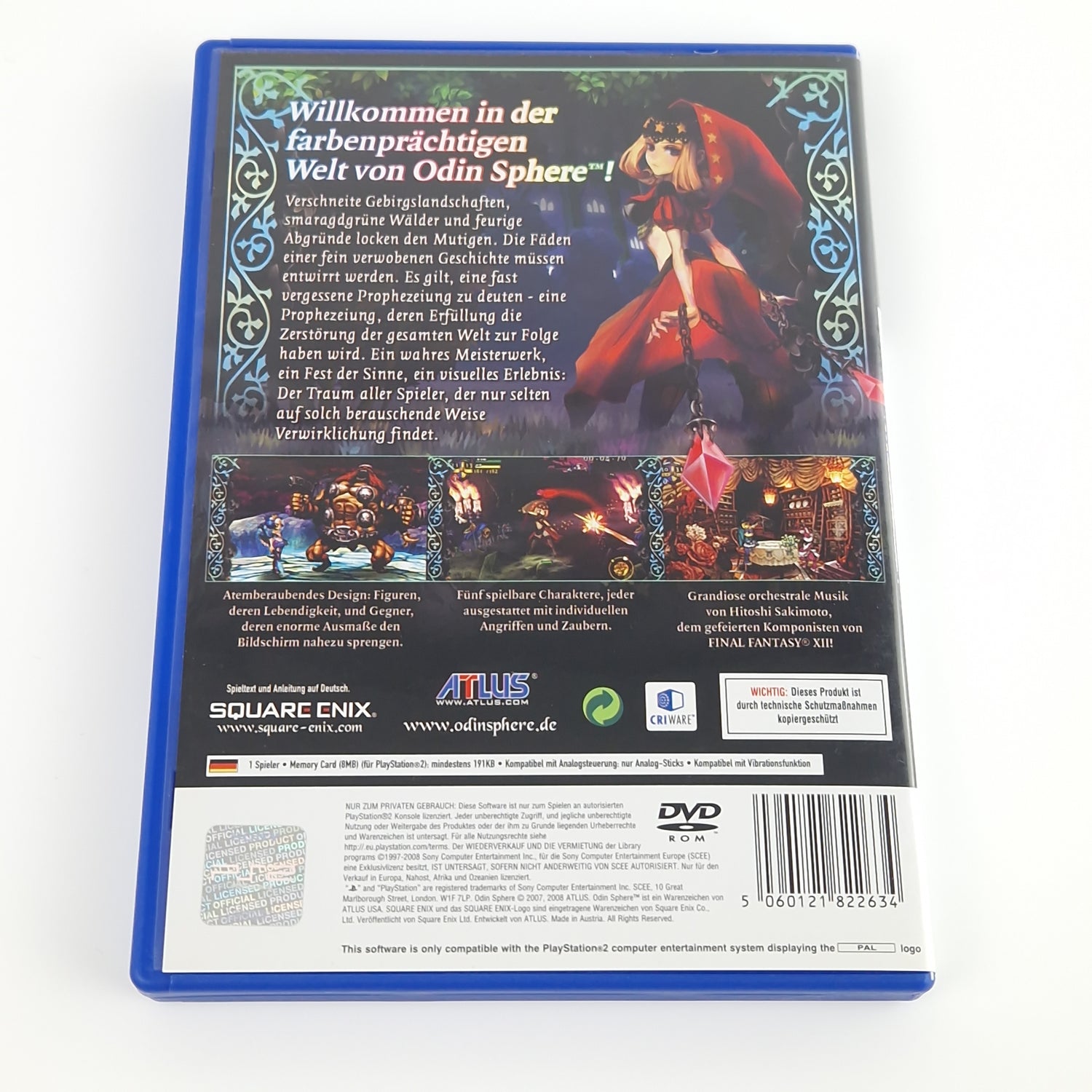 Playstation 2 Spiel : Odin Sphere - CD Anleitung OVP | Atlus Square Enix PS2 PAL