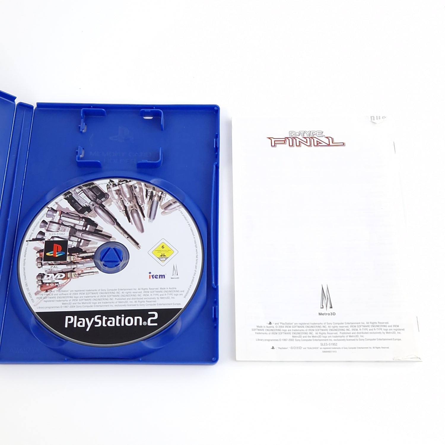 Playstation 2 Spiel : R-Type Final - CD OVP Anleitung | Sony PS2 PAL Game