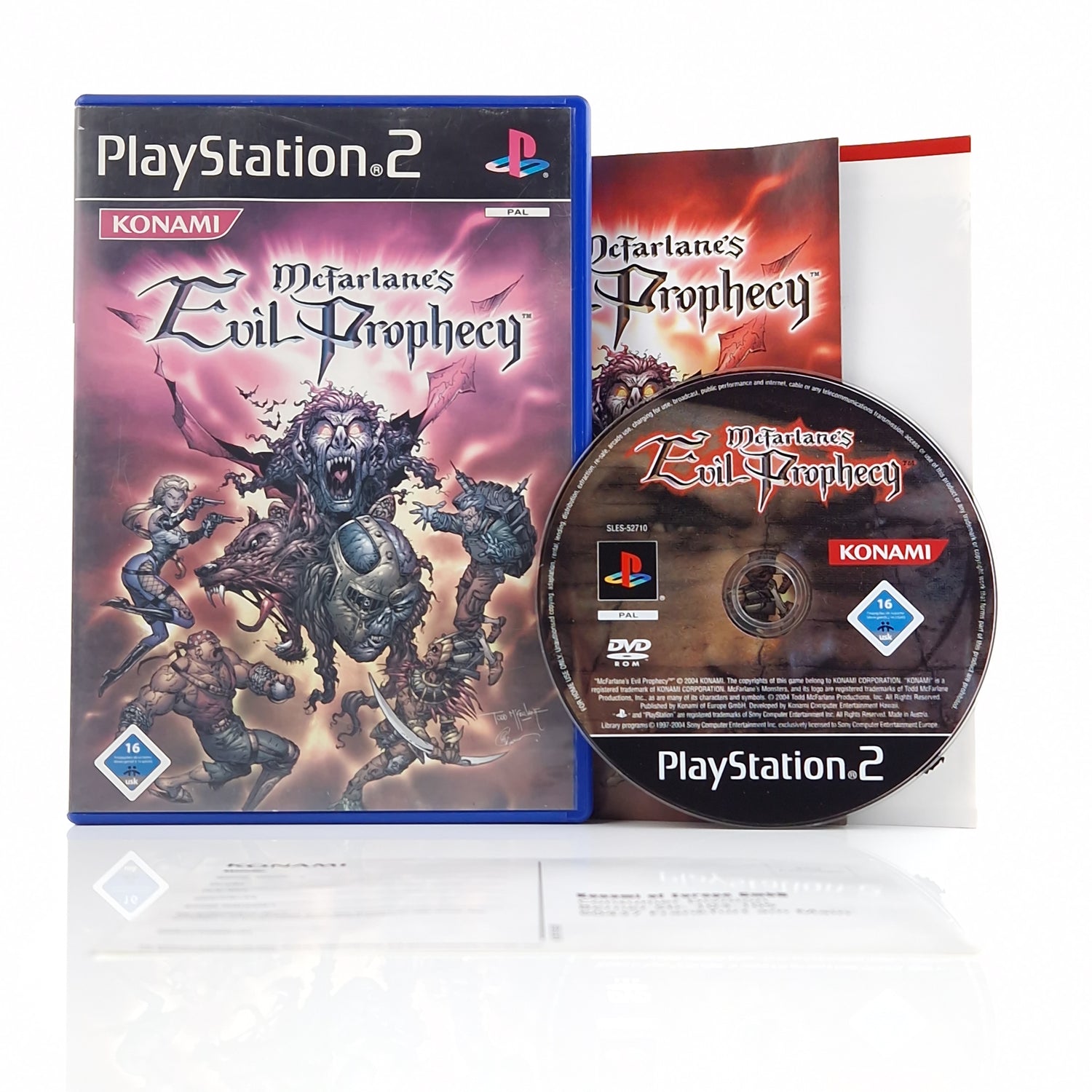 Playstation 2 Spiel : McFarlanes Evil Prophecy - CD OVP Anl. | Sony PS2 PAL Game