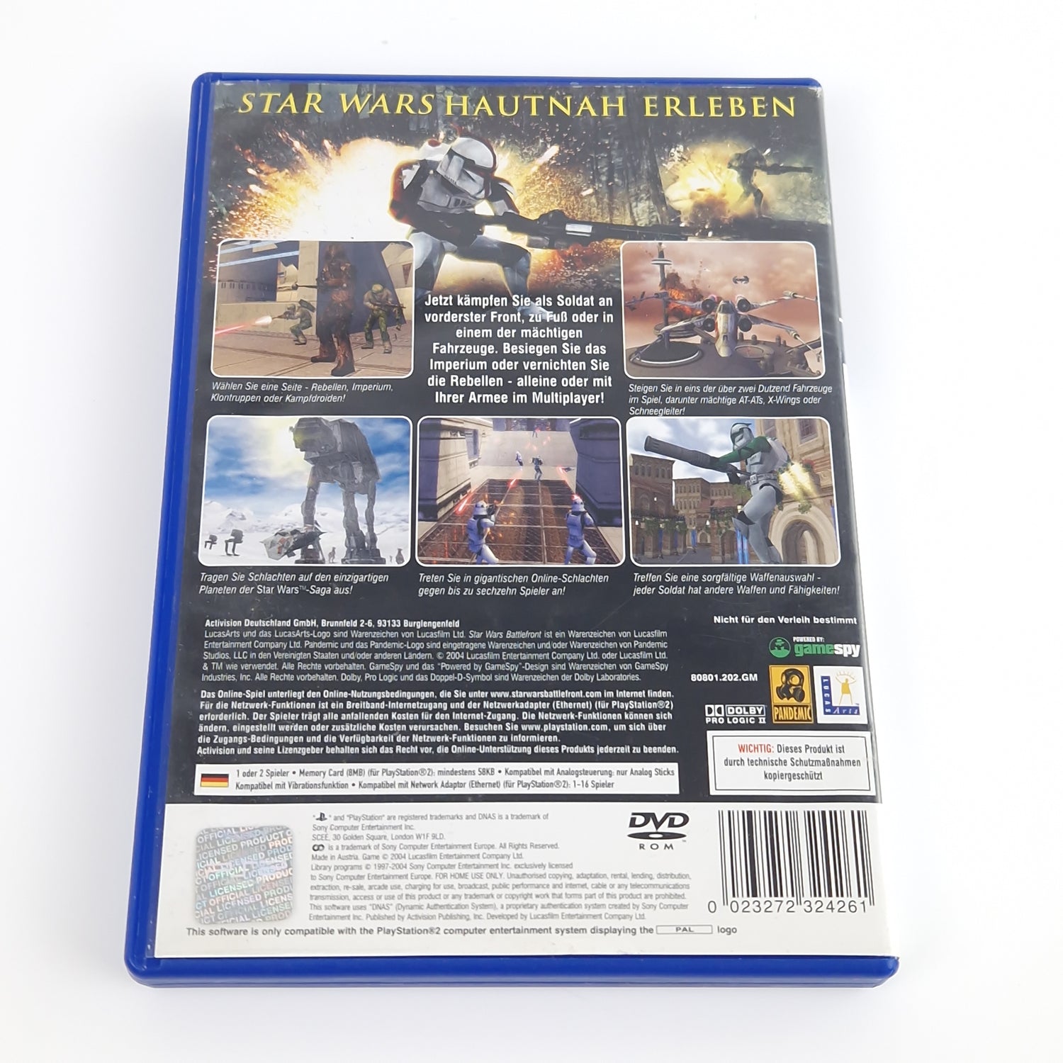 Playstation 2 Spiel : Star Wars Battlefront - CD OVP Anleitung | Sony PS2 PAL