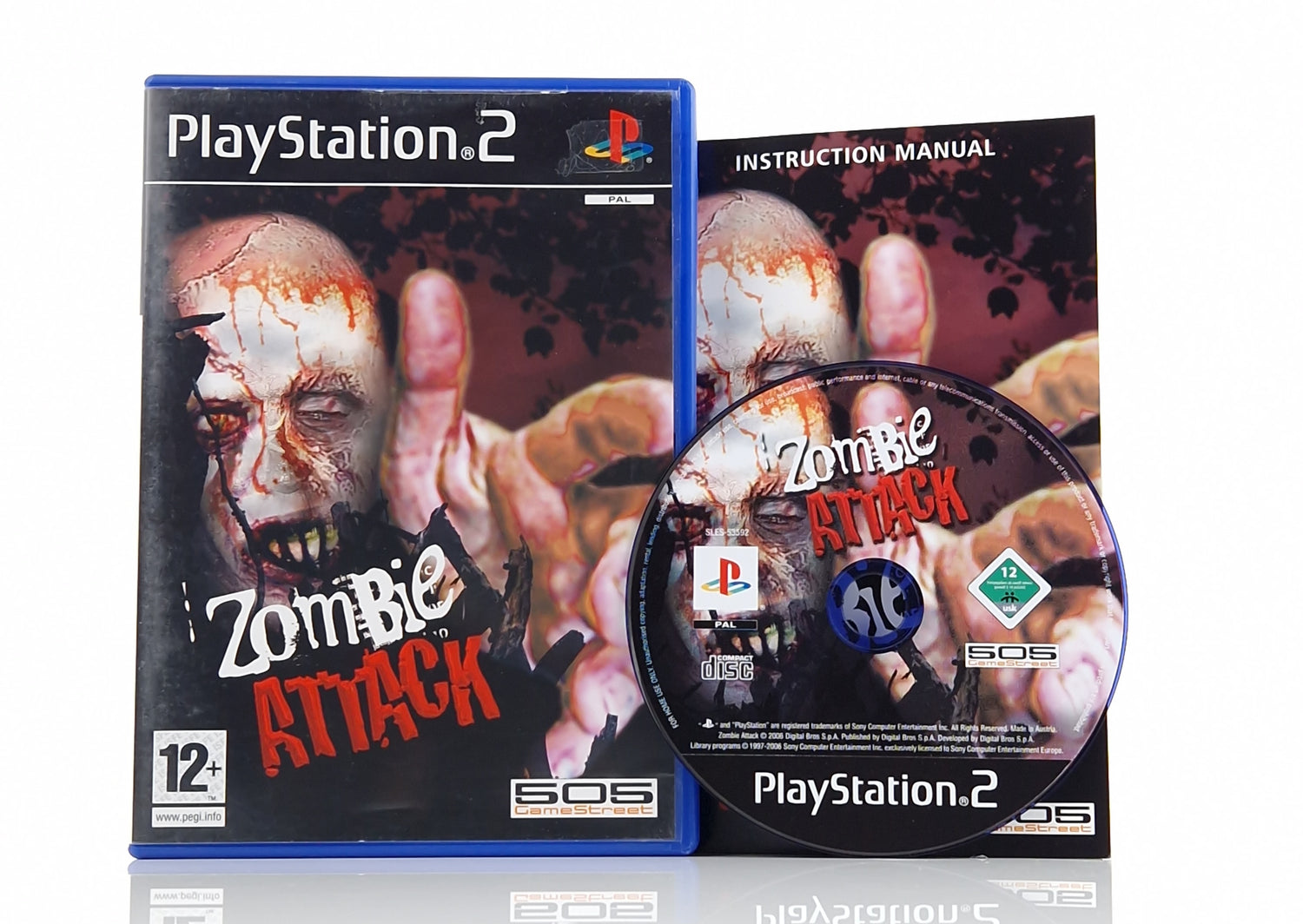 Playstation 2 Spiel : Zombie Attack - CD OVP Anl. | Sony PS2 PAL Game 505