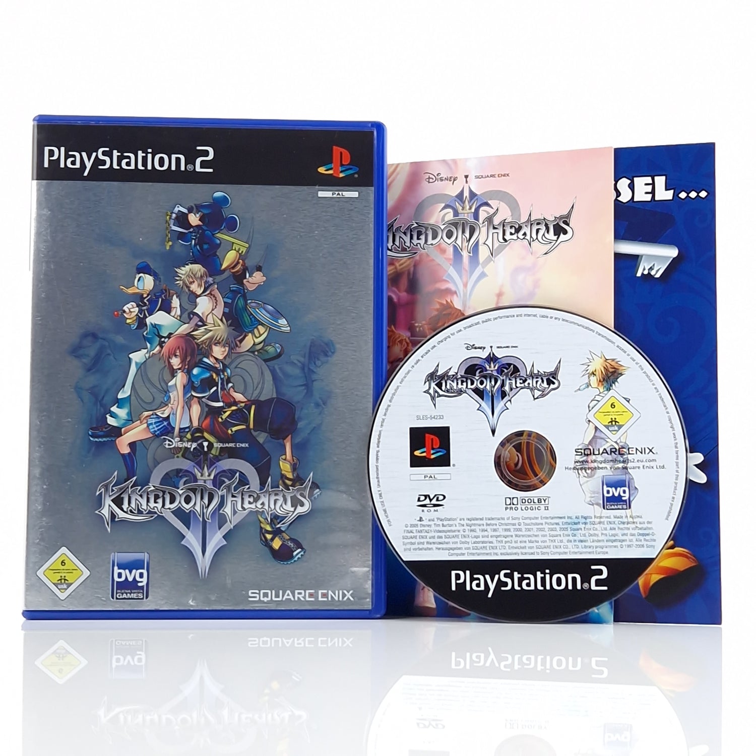 Playstation 2 Spiel : Kingdom Hearts II - CD Anleitung OVP | Sony PS2 PAL