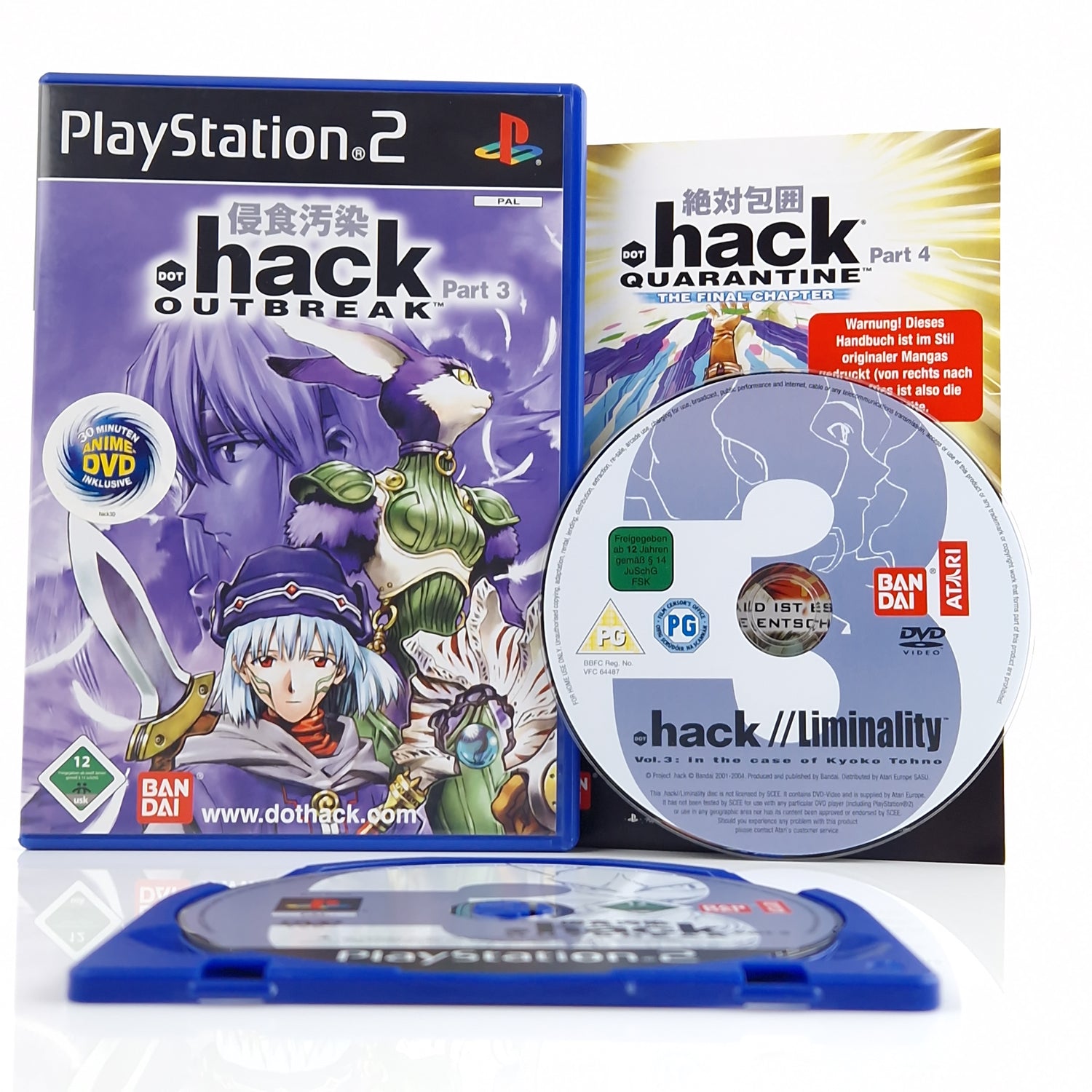 Playstation 2 Spiel : Dot Hack Outbreak Part 3 - CD Anl. OVP | Sony PS2 PAL