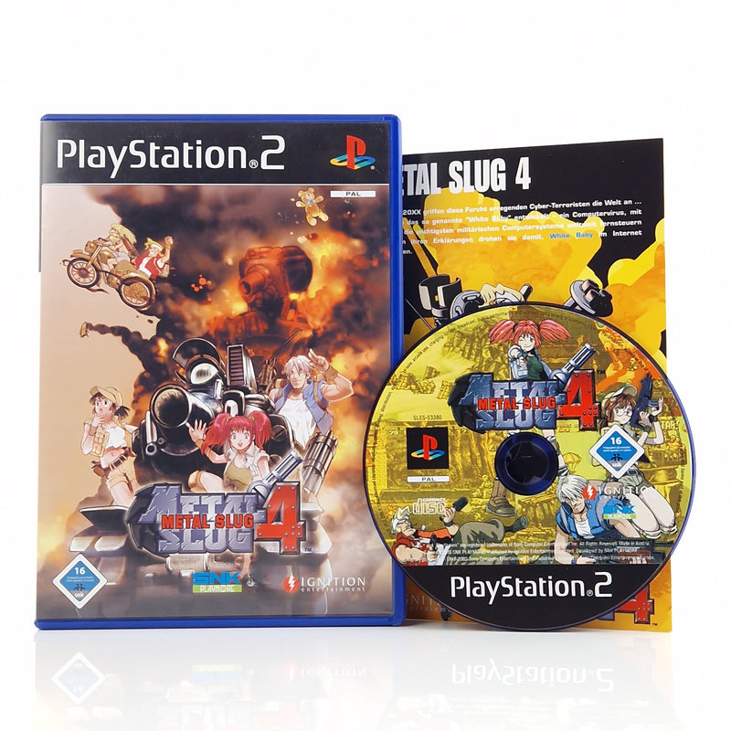 Playstation 2 Spiel : Metal Slug 4 - CD Anleitung OVP | Sony PS2 PAL Game