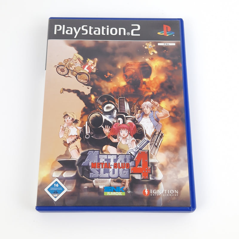 Playstation 2 Spiel : Metal Slug 4 - CD Anleitung OVP | Sony PS2 PAL Game