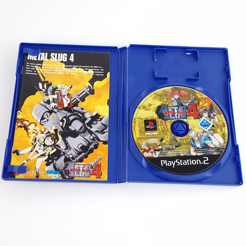 Playstation 2 Spiel : Metal Slug 4 - CD Anleitung OVP | Sony PS2 PAL Game