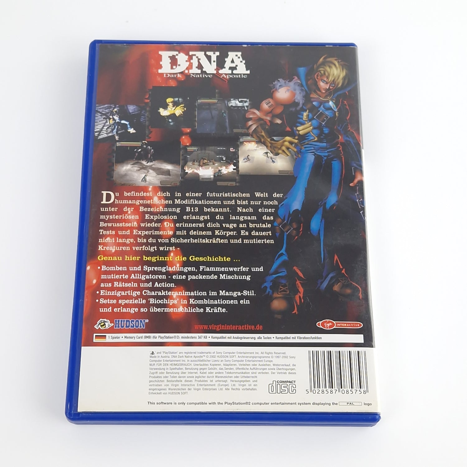 Playstation 2 Spiel : DNA Dark Native Apostle - CD Anleitung OVP | PS2 PAL