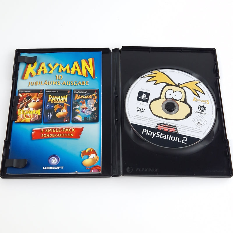 Playstation 2 Spiel : Rayman 10 Jubiläumsausgabe Sonder-Edition - PS2 OVP PAL