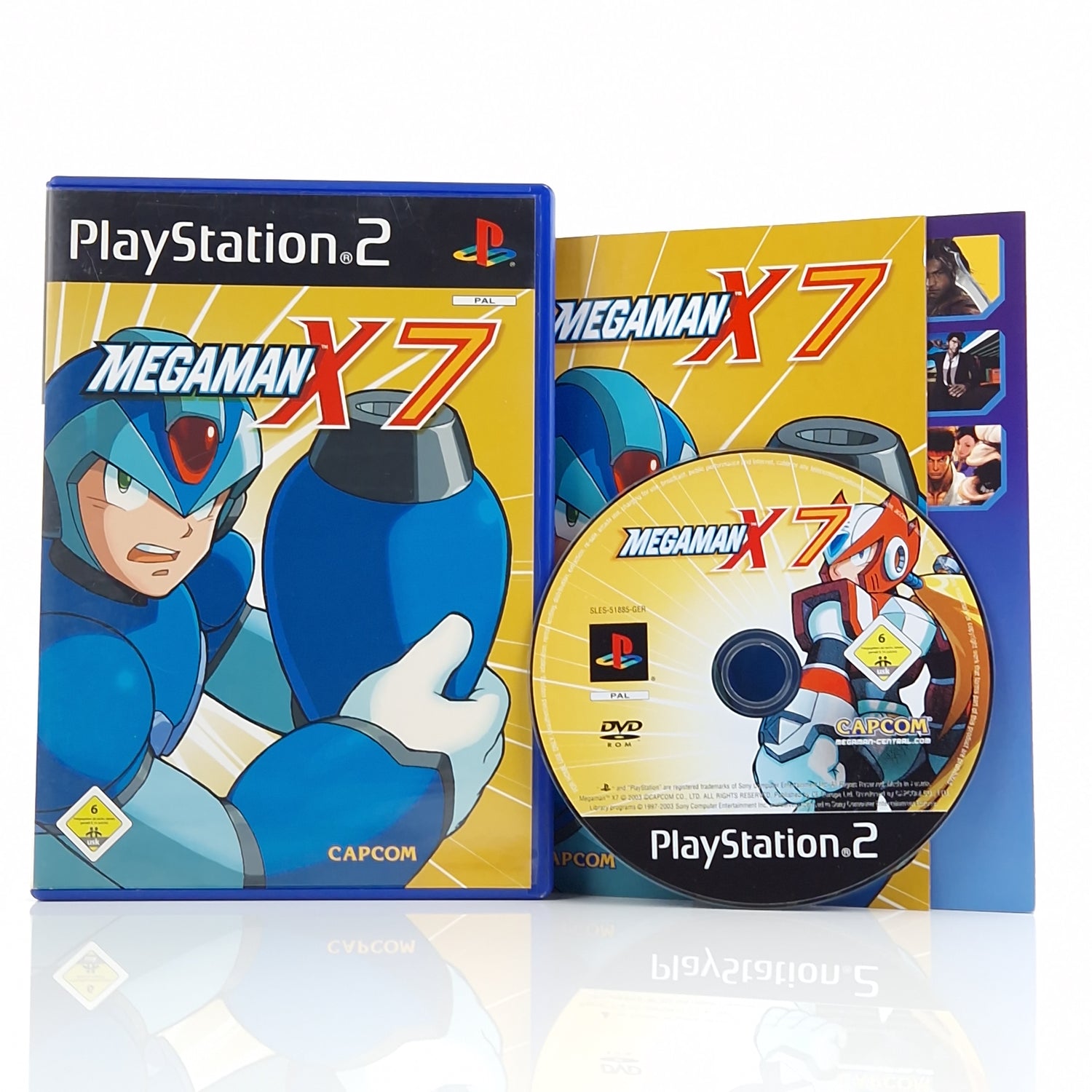 Playstation 2 Spiel : Megaman X7 - CD Anleitung OVP | Sony PS2 PAL