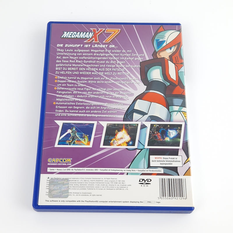 Playstation 2 Spiel : Megaman X7 - CD Anleitung OVP | Sony PS2 PAL