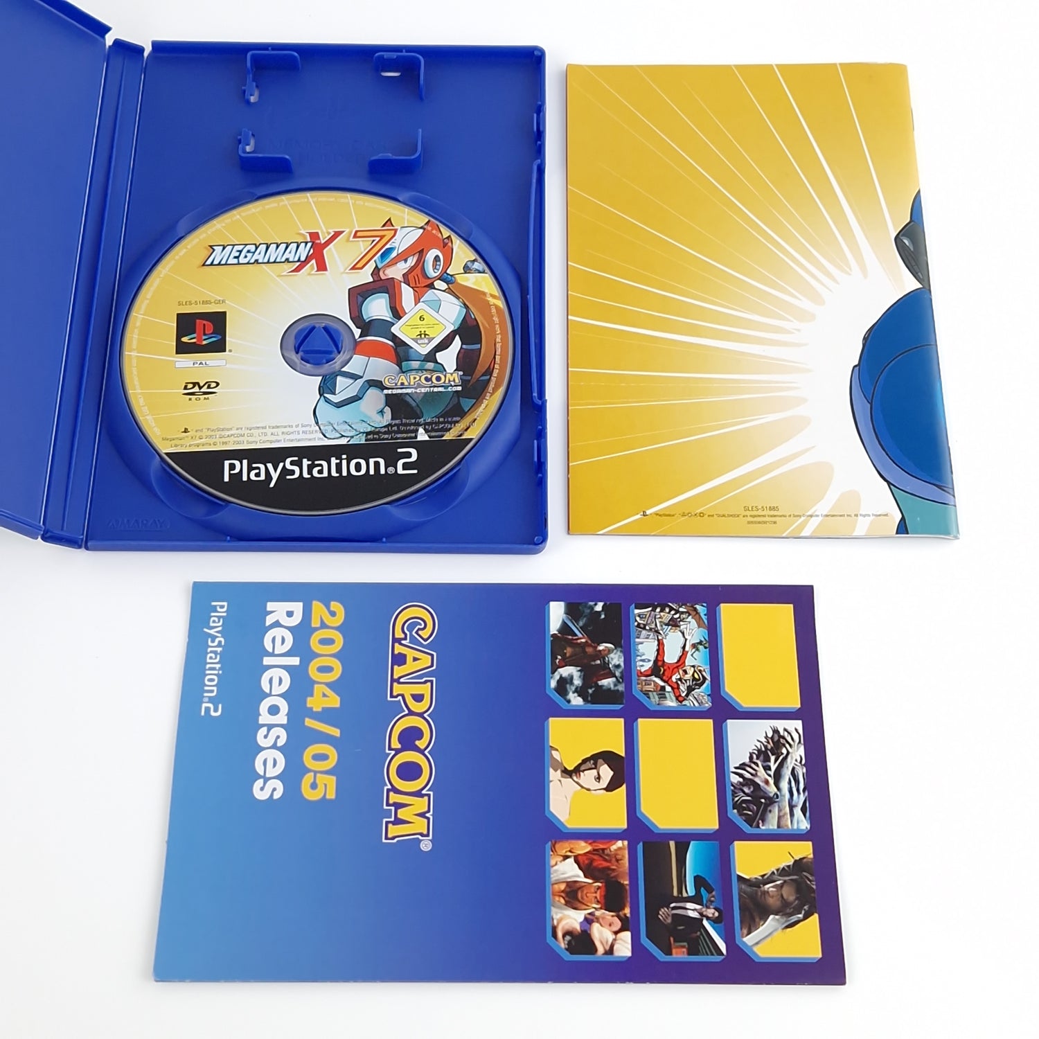 Playstation 2 Spiel : Megaman X7 - CD Anleitung OVP | Sony PS2 PAL